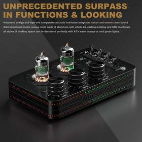 AMPAPA A1 headphone amplifier module demonstrating versatile listening options.