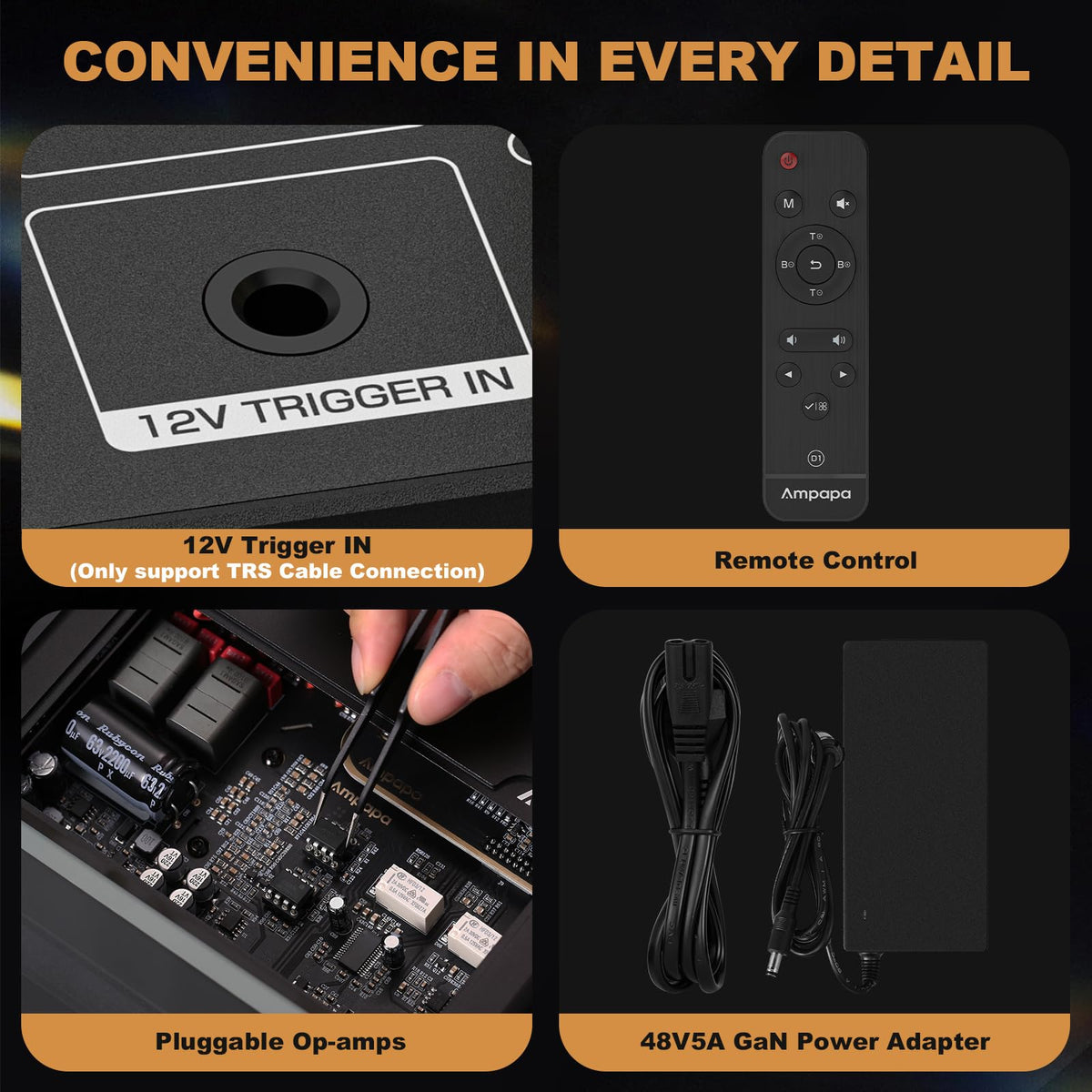 AMPAPA D1 high-pass filter isolates speakers for clearer mids and highs