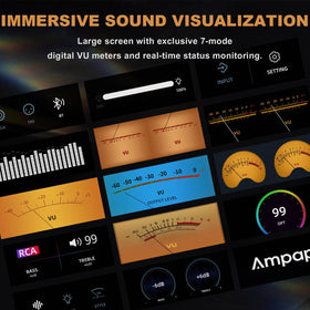 AMPAPA D1 tone controls for precise treble and bass adjustments