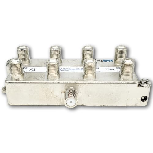 Close-up of Amphenol ABS318H F-port seals and labeling showing secure connections and weather protection