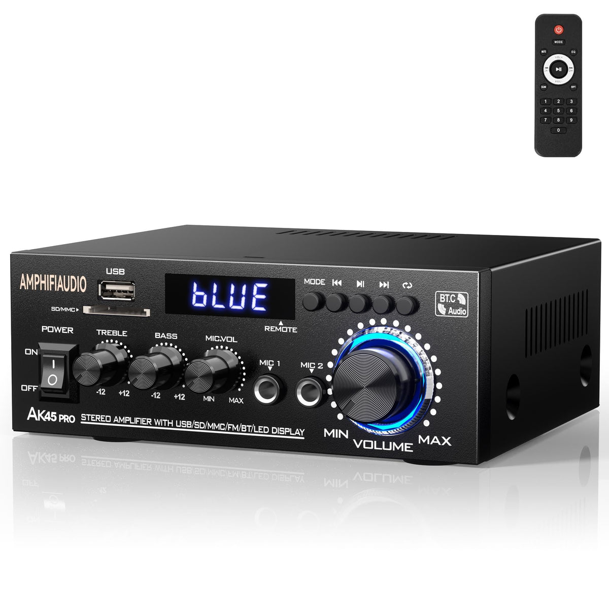 AMPHIFIAUDIO AK45 Pro in a living room karaoke scene for family entertainment