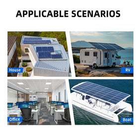 AMPINVT 6000W inverter in off-grid setup with solar input