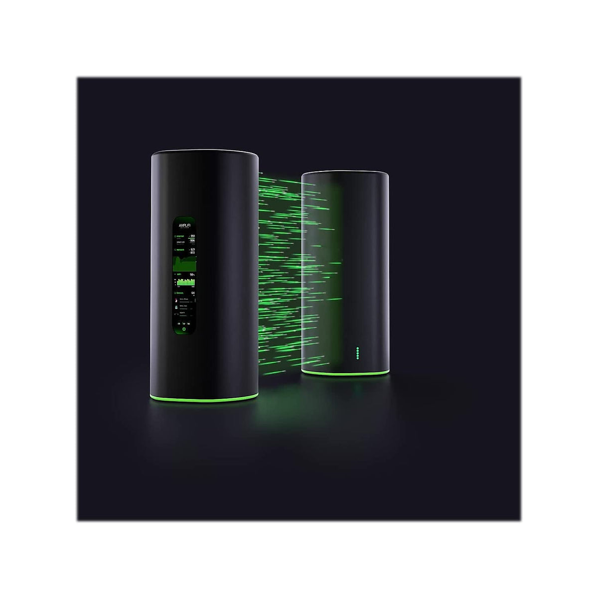 AmpliFi Alien gigabit ports indicating fast wired connections.
