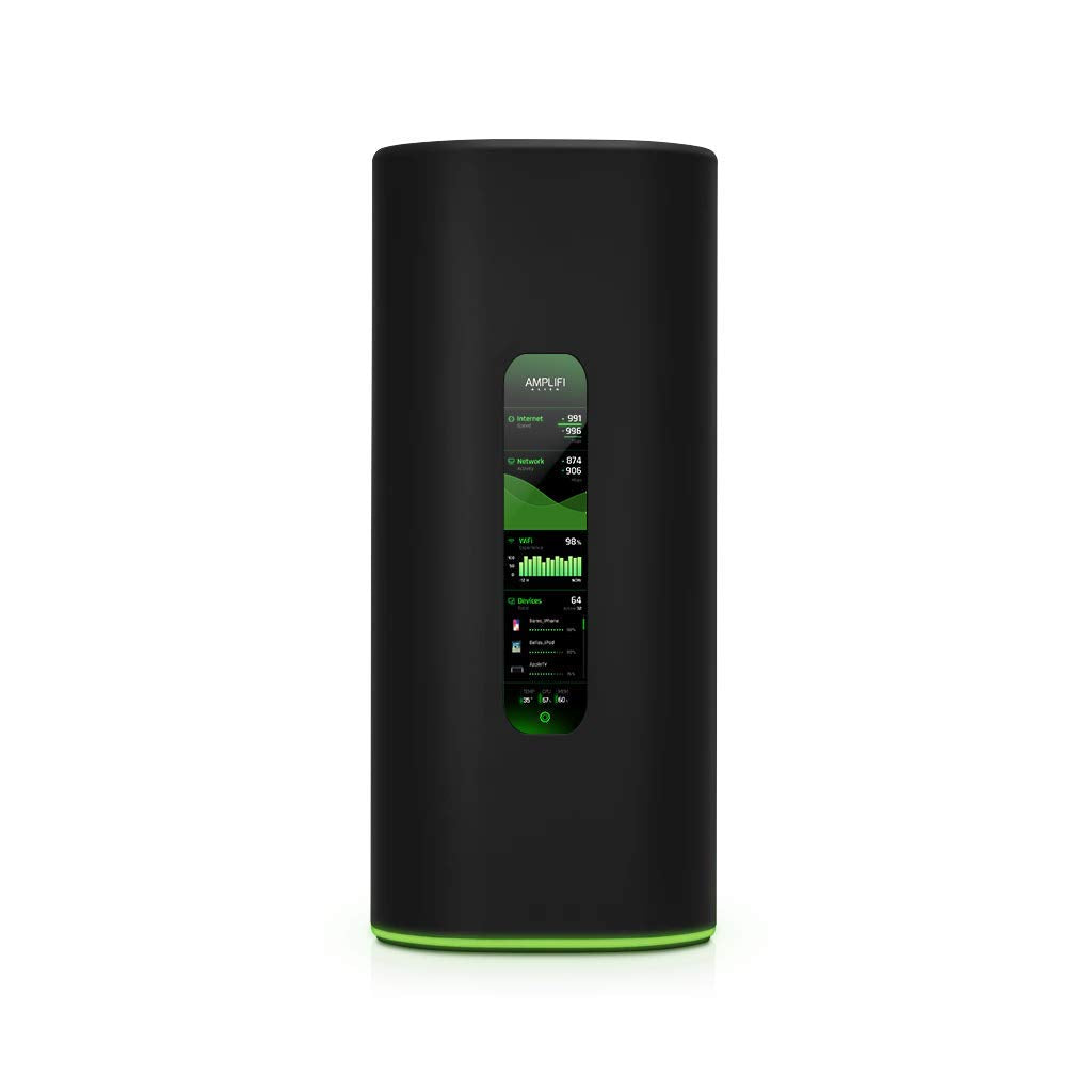 AmpliFi Alien MeshPoint unit showing expansion capability with Ethernet port