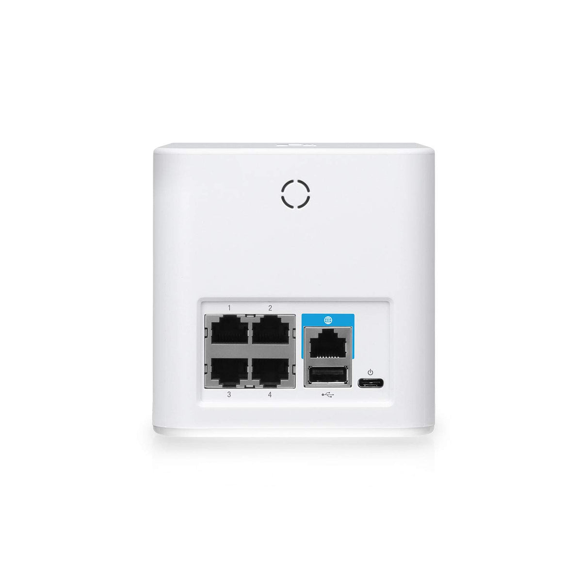 AmpliFi HD Ethernet cable connected for a stable wired backhaul.