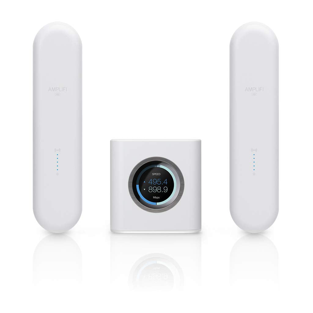 AmpliFi HD router front view offers strong, wide coverage for the entire home.