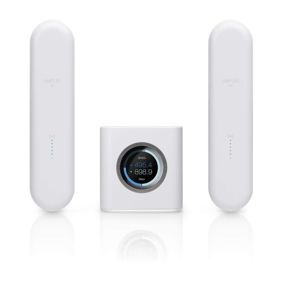 AmpliFi HD router front view offers strong, wide coverage for the entire home.