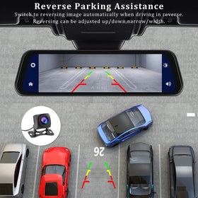 AMprime 24h parking monitor tracks surroundings when parked.