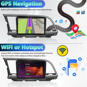 AMprime 9-inch touchscreen with crisp visuals and responsive touch