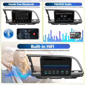 AMprime built-in WiFi and GPS navigation with online/offline maps