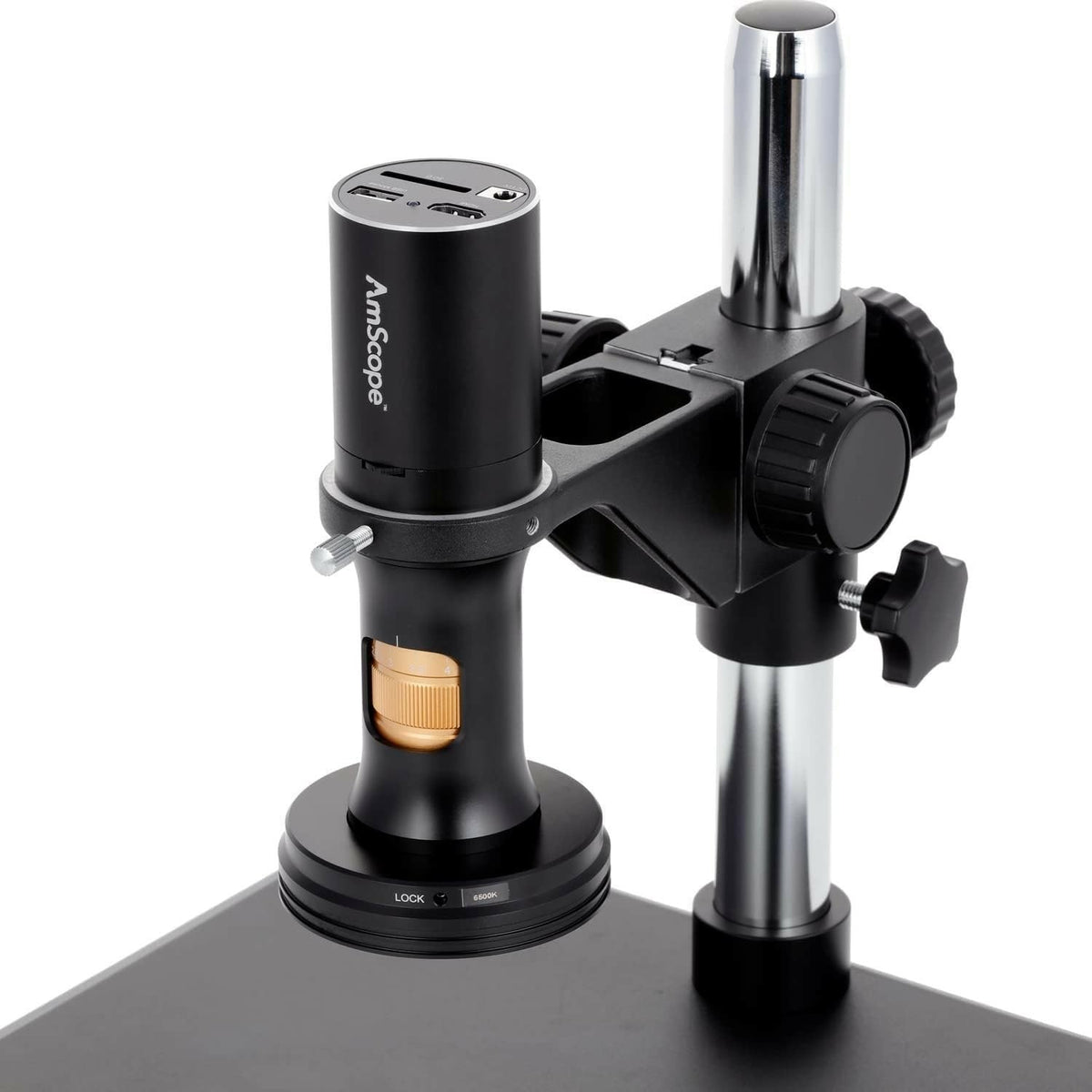AmScope DM756H2D-TS 1x objective with 80mm working distance