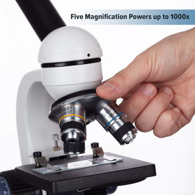 AmScope LED illumination delivers bright, even lighting for clear viewing.