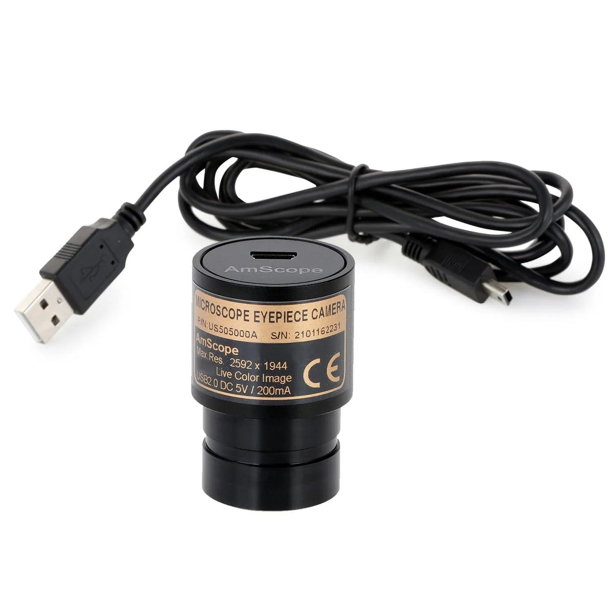 AmScope M158 battery power option adds field usability.