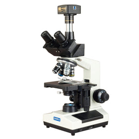 AmScope OMAX trinocular head 45-degree incline for comfortable observation