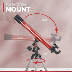 AmScope red dot finder helps quick aiming at targets