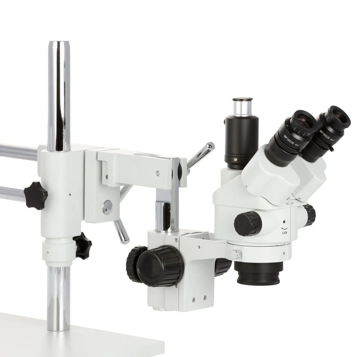 AmScope SM-4NTPX 0.5X Barlow lens extends magnification and working distance