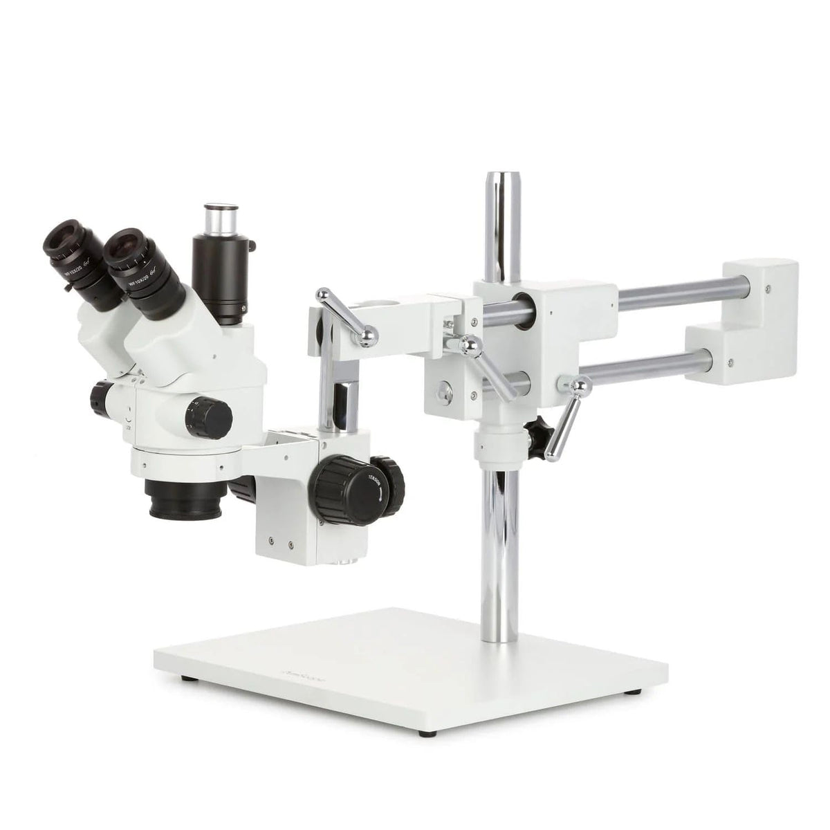 AmScope SM-4NTPX simul-focal trinocular port close-up for camera use and viewing