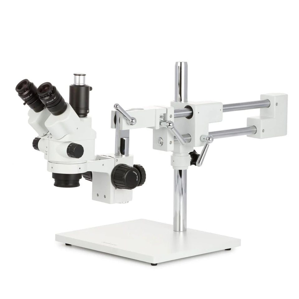 AmScope SM-4NTPX simul-focal trinocular port close-up for camera use and viewing