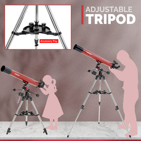 AmScope stainless steel tripod offers stable, vibration-resistant support