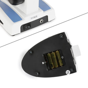 AmScope built-in LED illumination delivers bright, even viewing