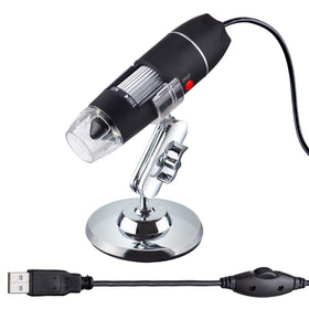 AmScope tweezers included for precise slide handling during experiments