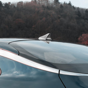 AMSPRAC shark fin antenna cover aerodynamic profile—improves car look and air flow.