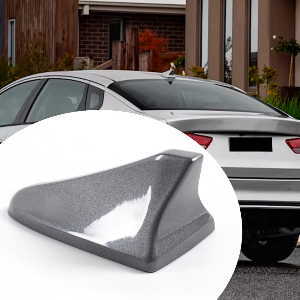 AMSPRAC shark fin antenna cover for Kia Optima side view—sleek fit and water resistance.