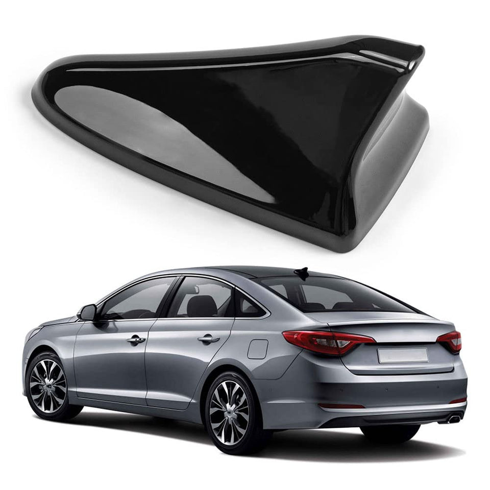 AMSPRAC Shark Fin Antenna Cover installed on Kia Optima for a sleeker roof line and weather protection