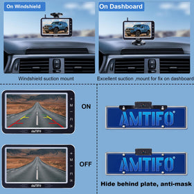 AMTIFO night-vision backup camera improves visibility in low light