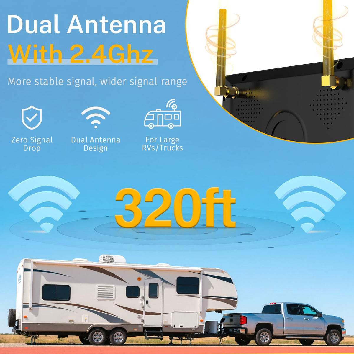 AMTIFO IP69K durable camera withstands harsh weather conditions