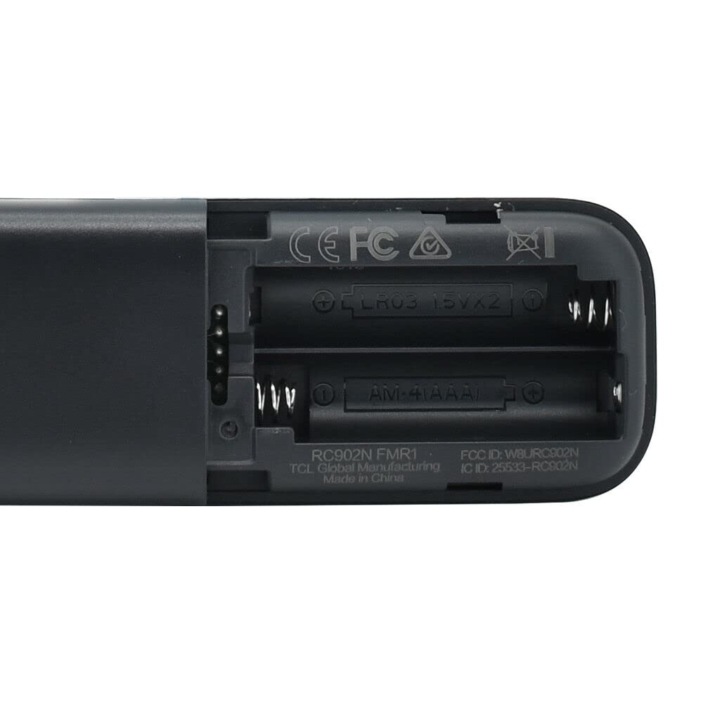 Amtone RC902N remote battery compartment without batteries.