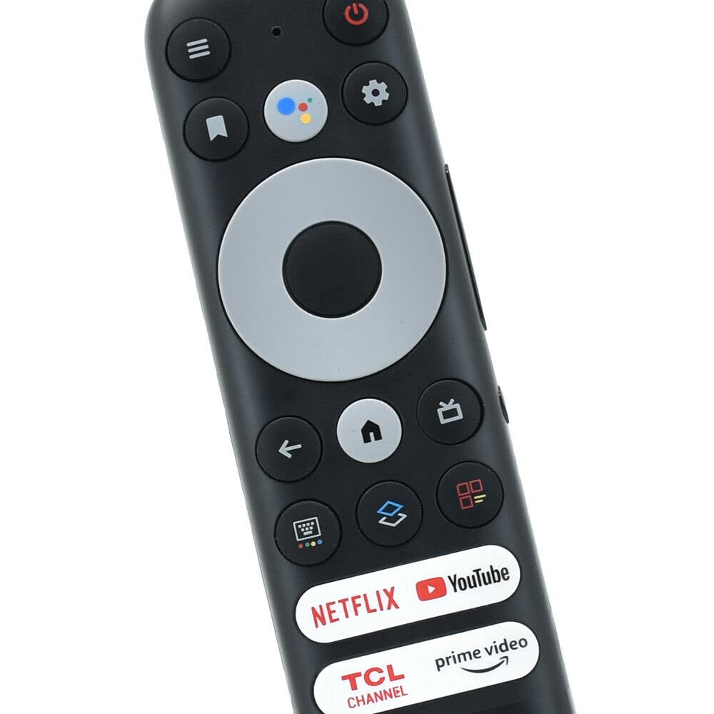 Amtone RC902N remote side view highlighting slim profile and tactile buttons.