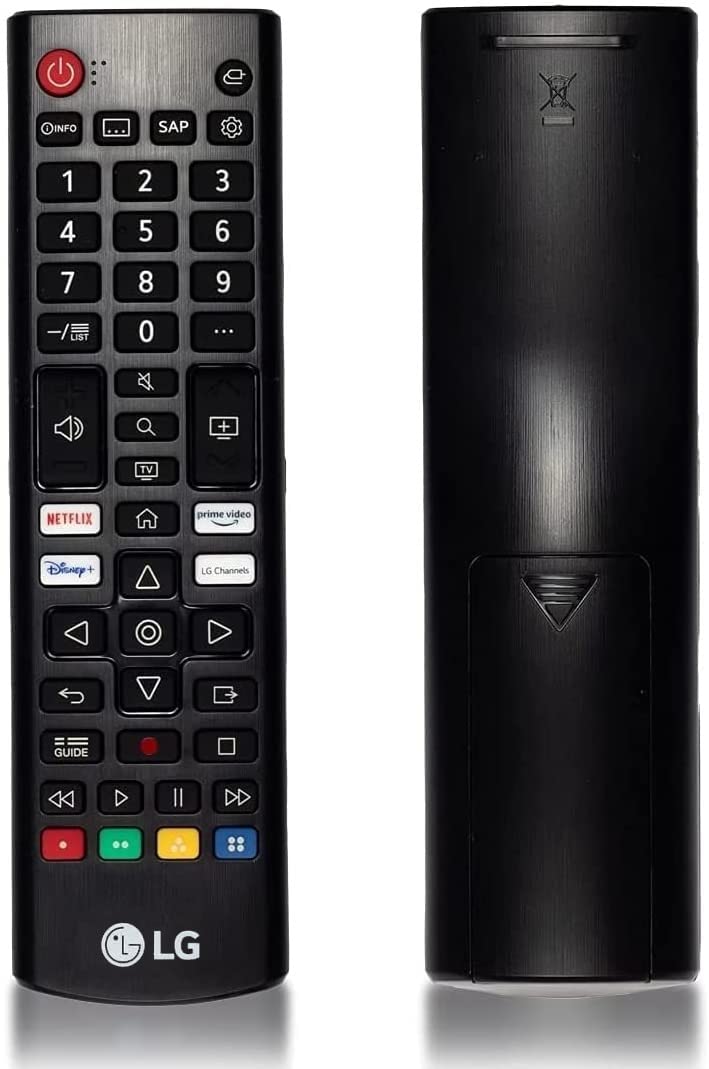 Amtone remote front view showing full button layout for quick setup benefit