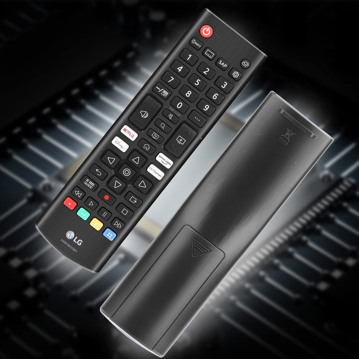 Amtone remote side profile displaying slim ABS build for durable everyday handling