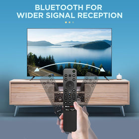 Amtone RMF-TX800U package note: two AAA batteries required, no programming needed.