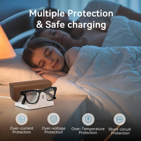 AMVR dock smooth edge detail protecting lenses from scratches and scuffs