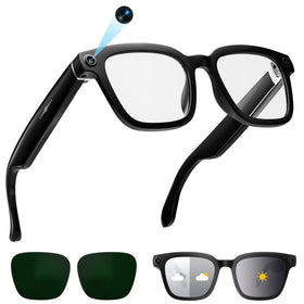 Amwentu AI glasses camera-1080p captures clear travel videos