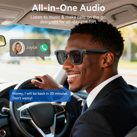 Amwentu AI glasses two-lenses offer indoor and outdoor styling