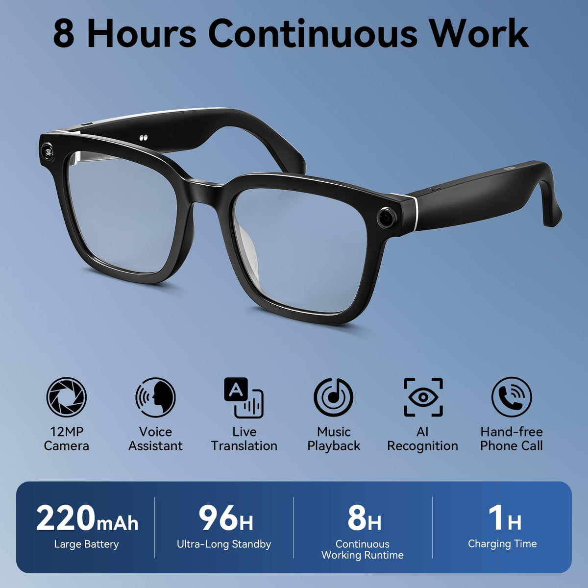 Amwentu AI glasses quick upload-share reminders for memories