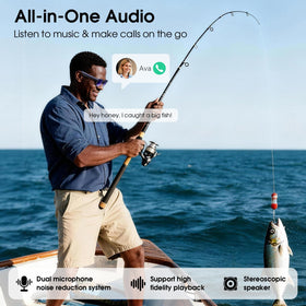 Amwentu AI Smart Glasses voice assistant for quick information on demand.
