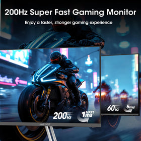 Amzfast AMZG24X1W 200Hz refresh captures fast motion clearly