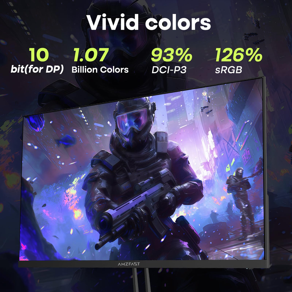 Amzfast AMZG25X1 Pro game modes preset for FPS RTS RPG experiences