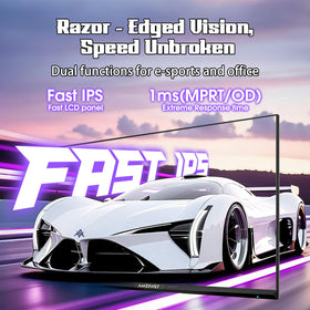 Amzfast eye care features reduce strain during long gaming sessions