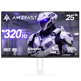 Amzfast G25F6F front view, a 25-inch esports monitor for immersive gaming.