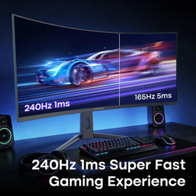 Amzfast G34C8 Pro PIP/PBP split-screen capability for multitasking
