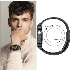 Amznew HASLFM compatible with Apple Watch sizes and models for versatile use.