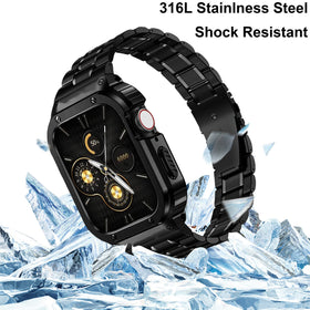 Amznew lifestyle shot of band on wrist showing scale and secure everyday wear