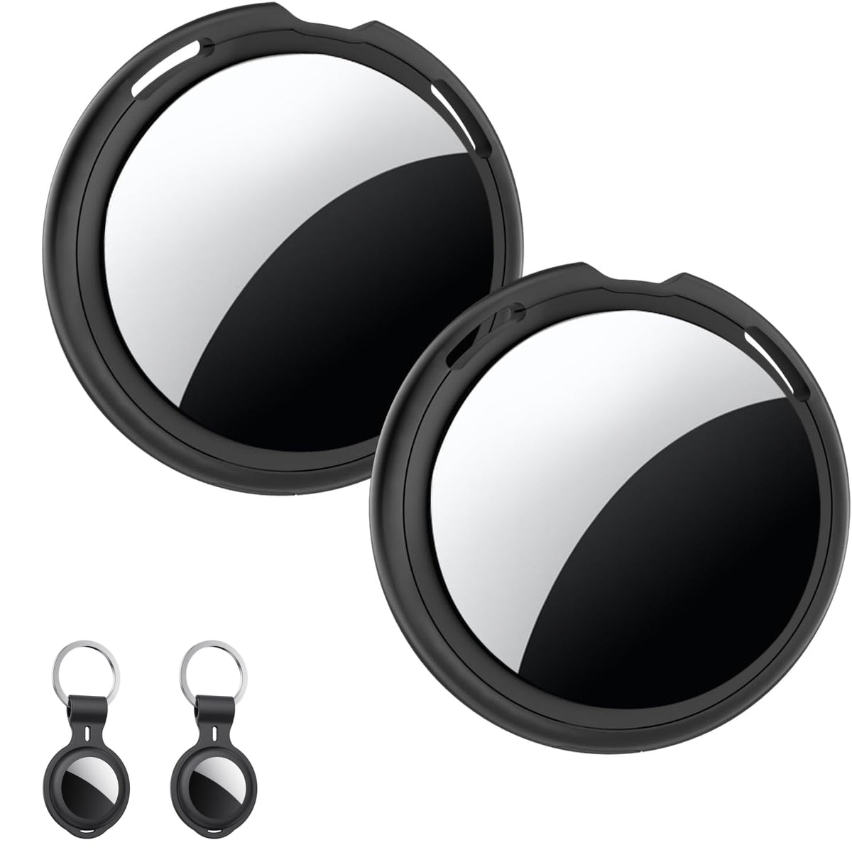 AMZSMT tracker tag in apple-findmy-case for quick item locating