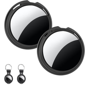 AMZSMT tracker tag in apple-findmy-case for quick item locating