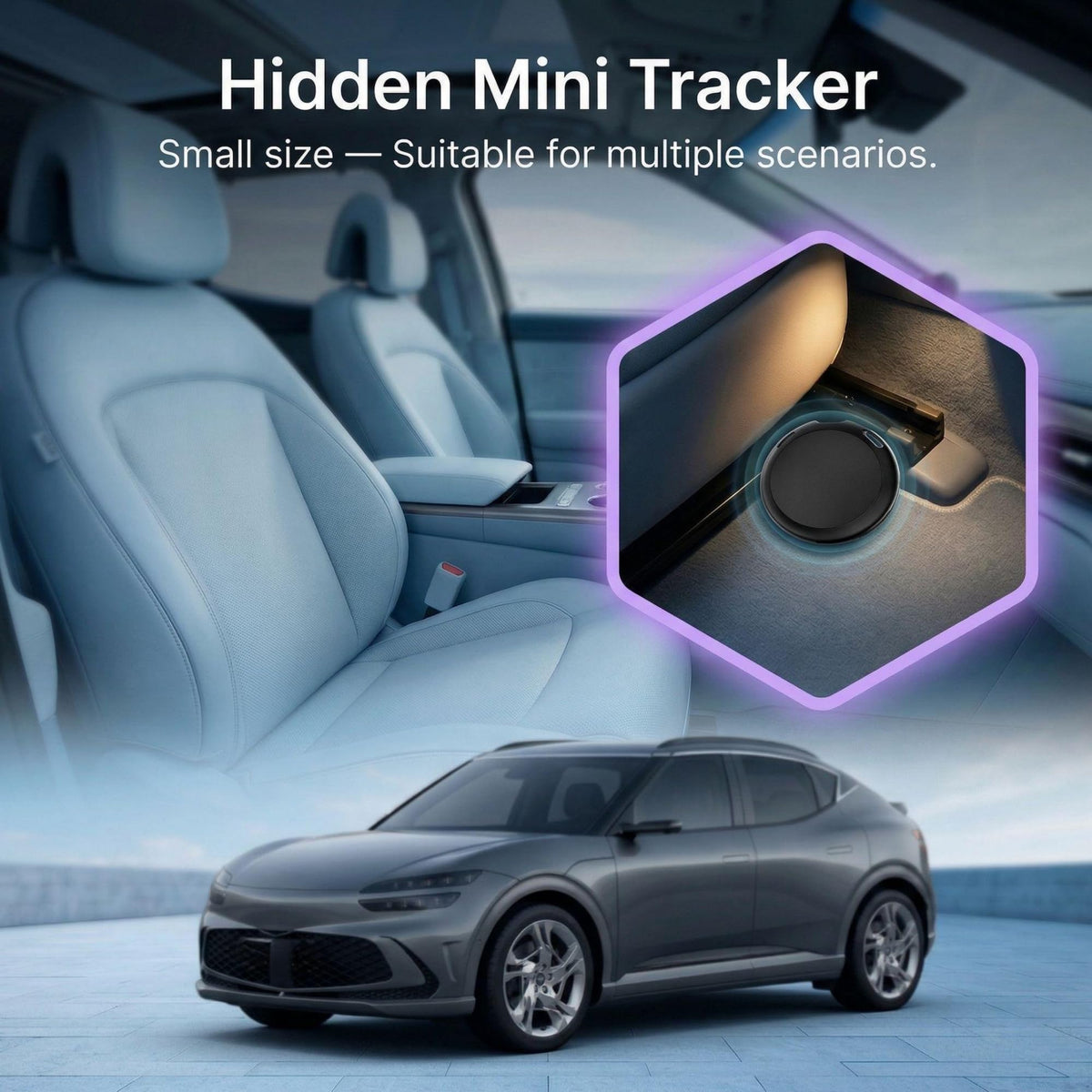AMZSMT GPS tracker with Apple Find My integration enabling global location updates